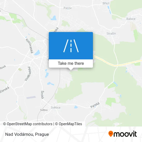 Карта Nad Vodárnou