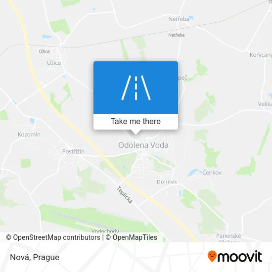 Карта Nová