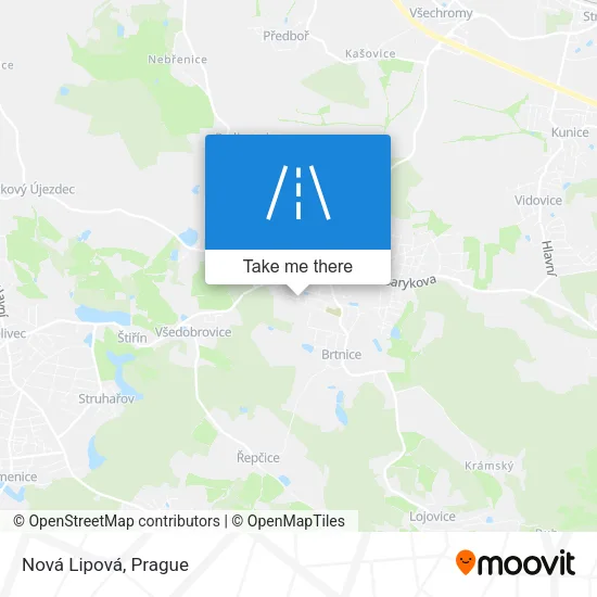 Карта Nová Lipová