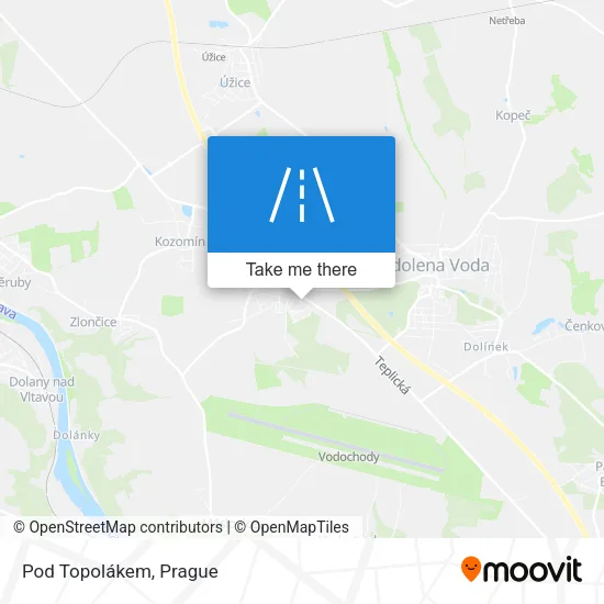 Карта Pod Topolákem