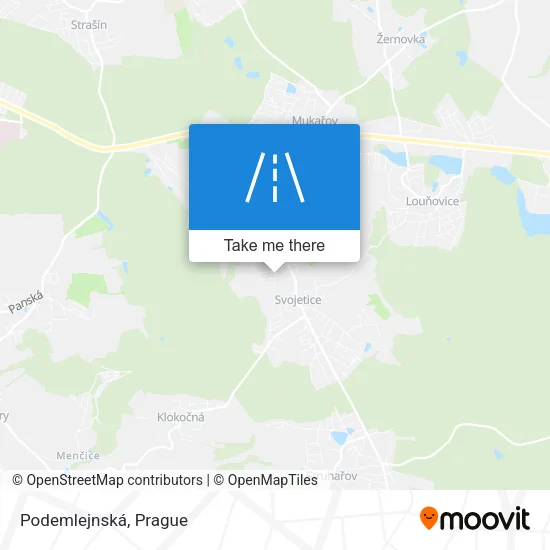 Карта Podemlejnská