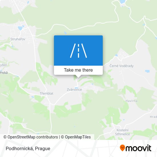 Карта Podhornická