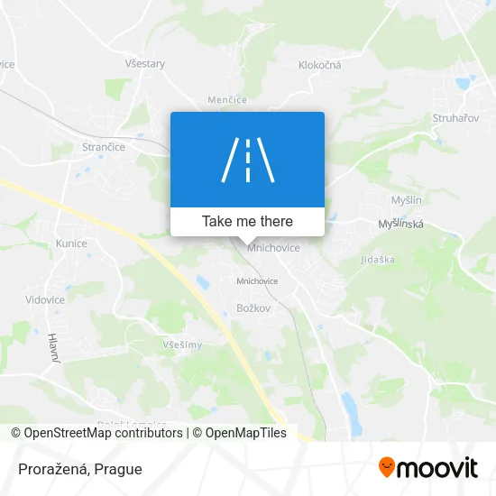 Карта Proražená