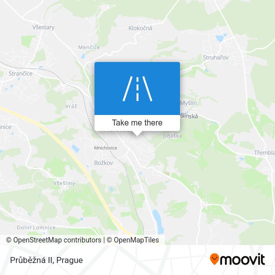Průběžná II map