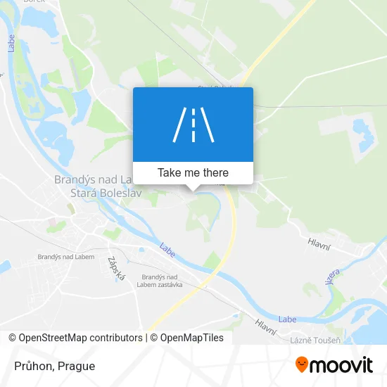 Карта Průhon