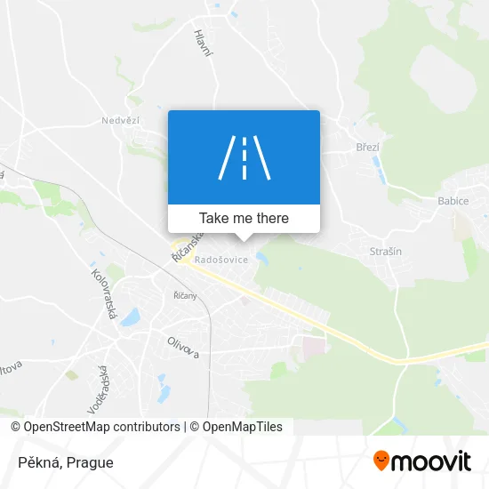 Карта Pěkná