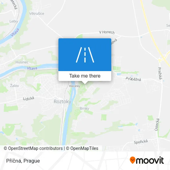 Карта Příčná
