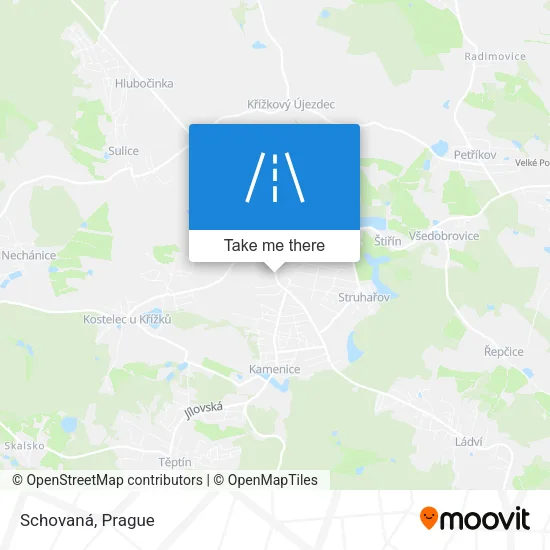 Карта Schovaná