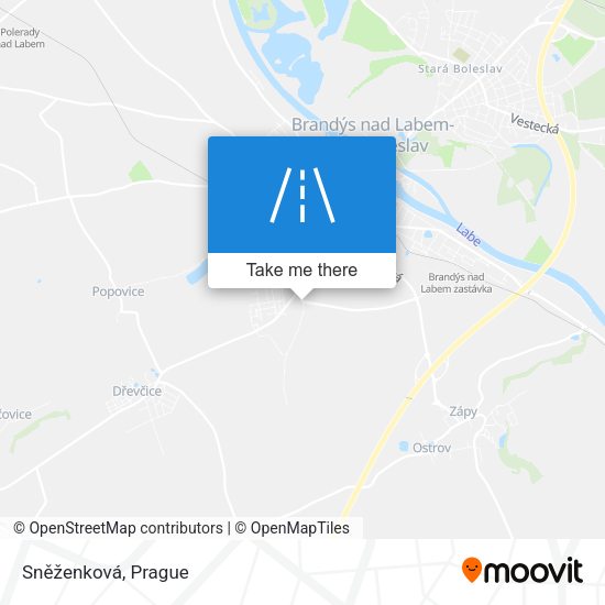 Sněženková map