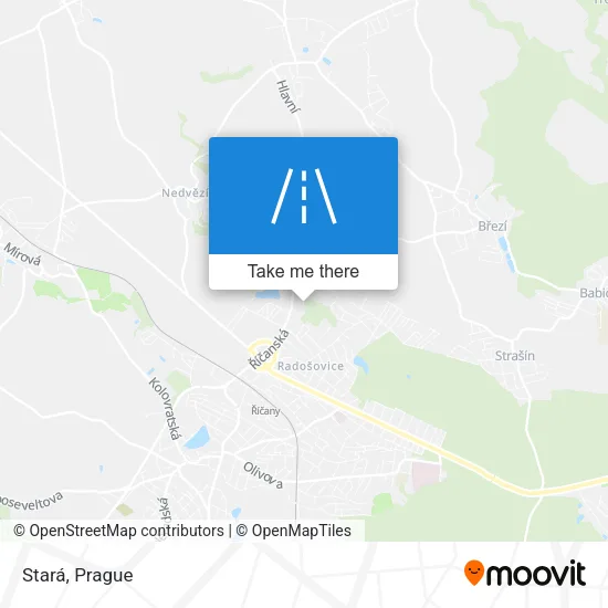 Карта Stará