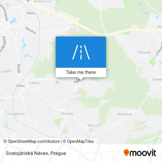 Карта Svatojánská Náves