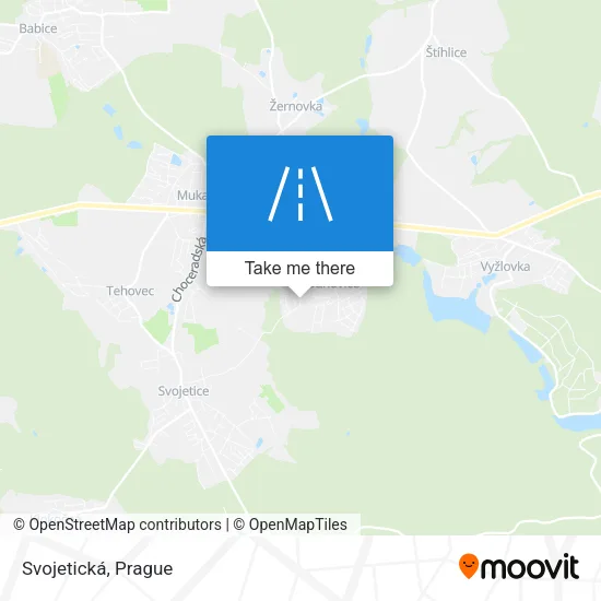 Карта Svojetická