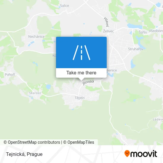Карта Tejnická