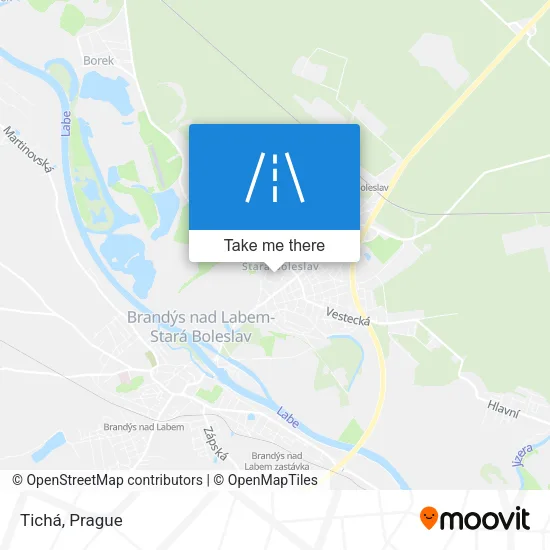 Карта Tichá