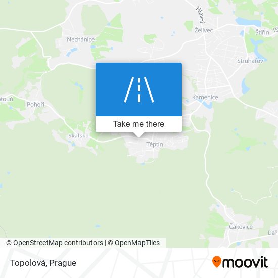 Карта Topolová