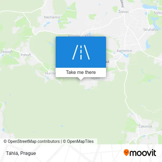 Карта Táhlá