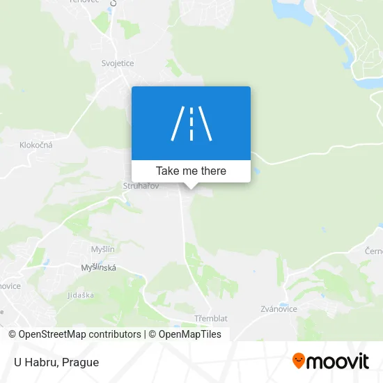 Карта U Habru