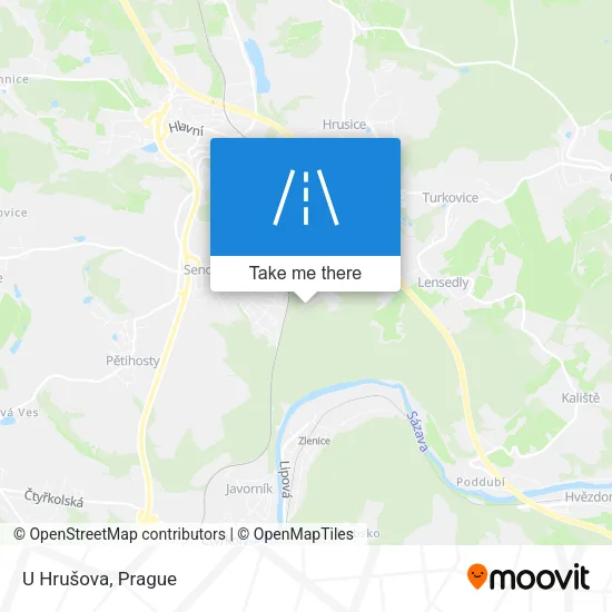 Карта U Hrušova