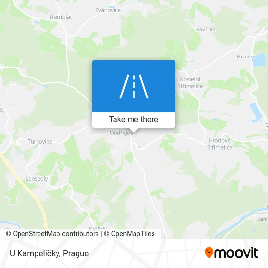 Карта U Kampeličky