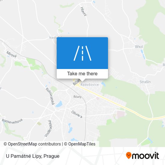 U Památné Lípy map