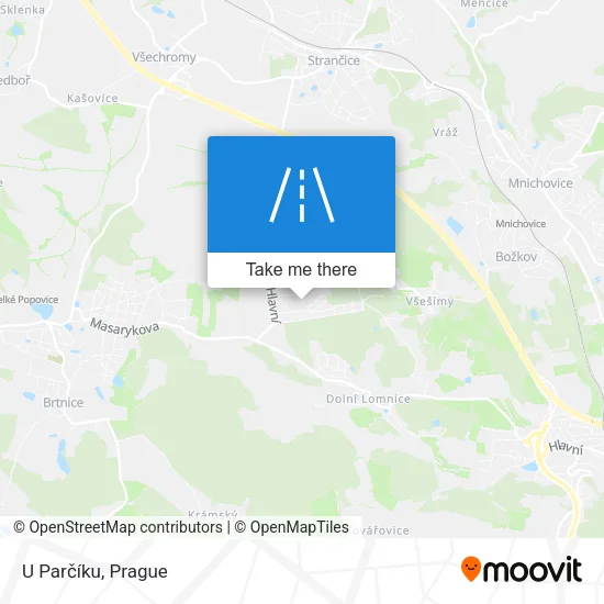 Карта U Parčíku