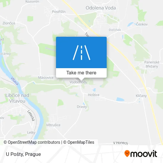 Карта U Pošty