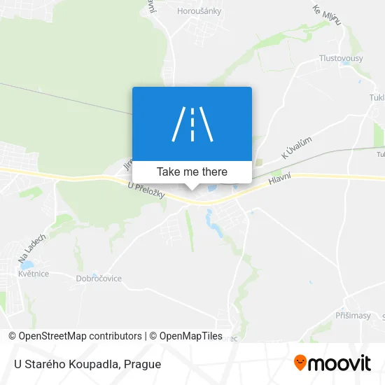 Карта U Starého Koupadla