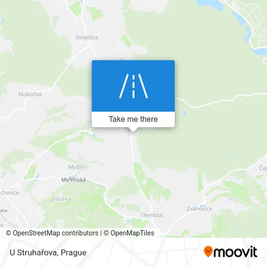 Карта U Struhařova