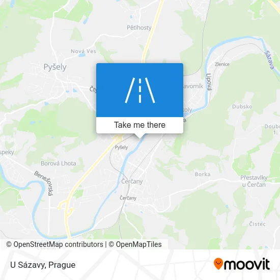 Карта U Sázavy