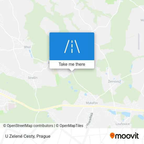 Карта U Zelené Cesty