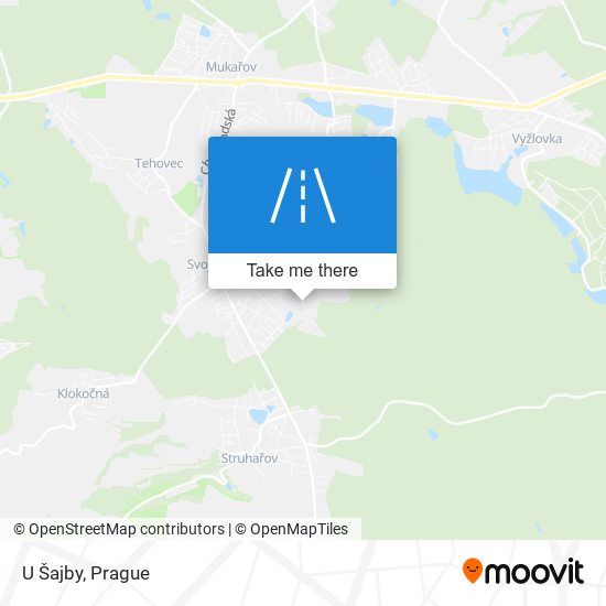 U Šajby map