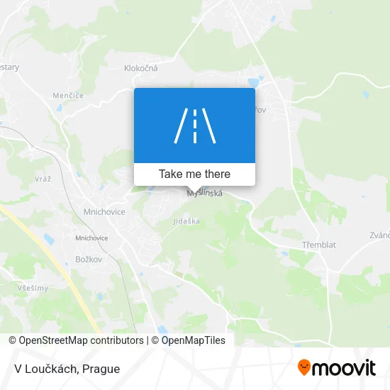 Карта V Loučkách