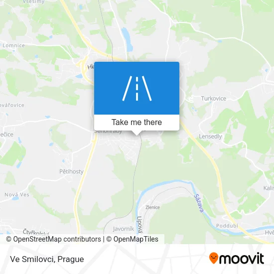 Карта Ve Smilovci