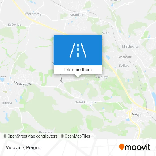 Карта Vidovice