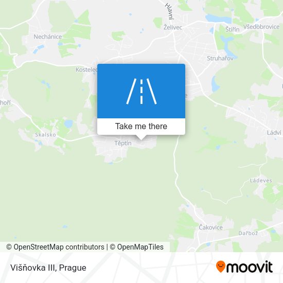 Višňovka III map