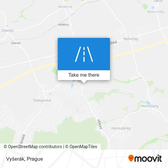 Карта Vyšerák
