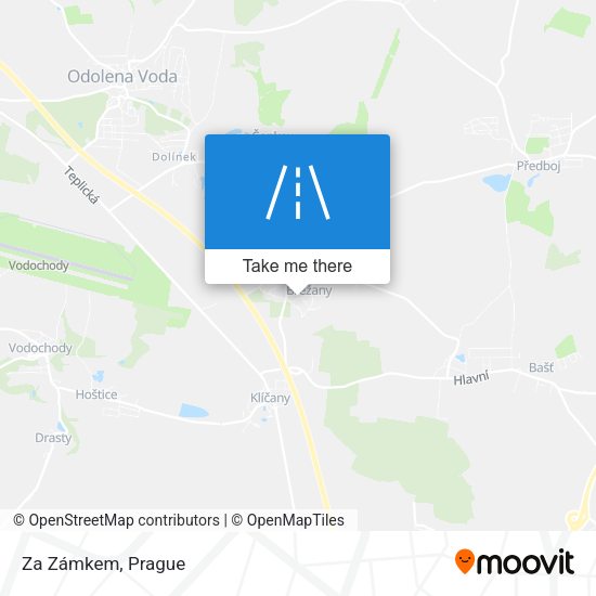 Карта Za Zámkem