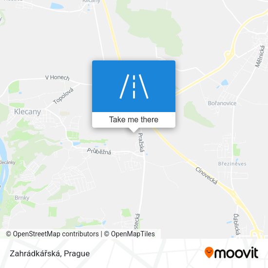 Zahrádkářská map