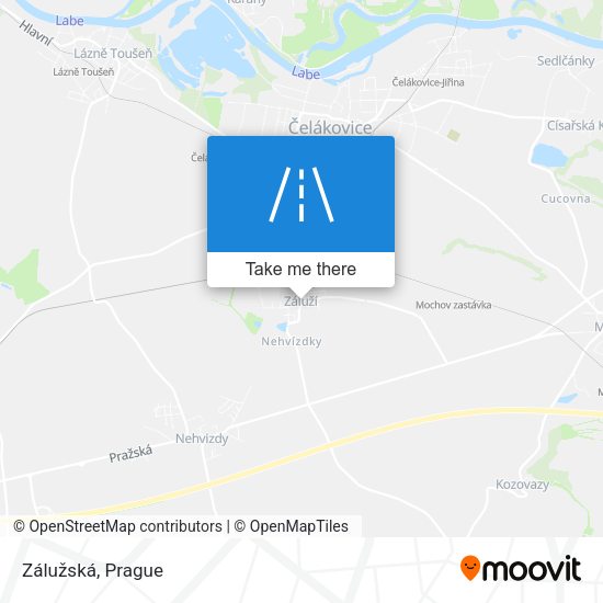 Zálužská map