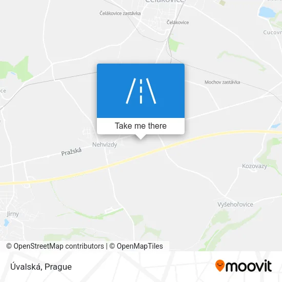 Карта Úvalská