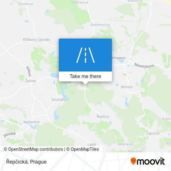 Řepčická map