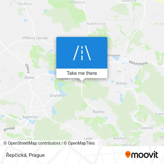 Карта Řepčická