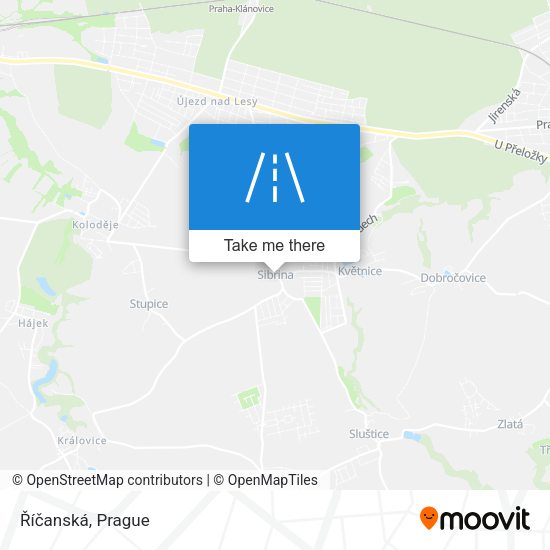 Říčanská map