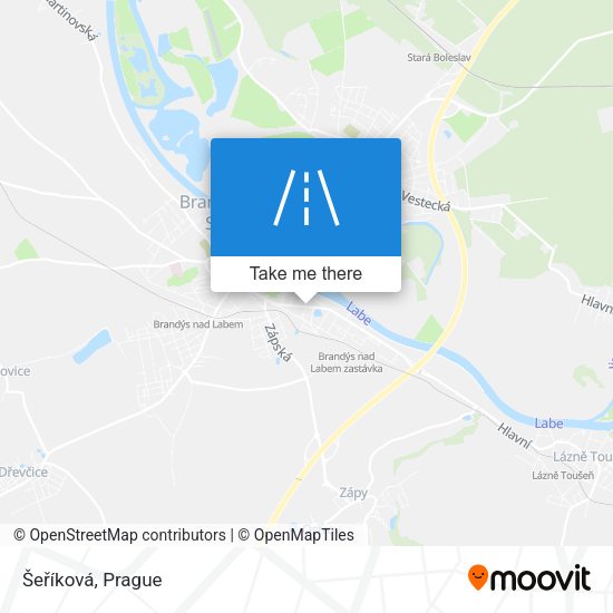 Šeříková map