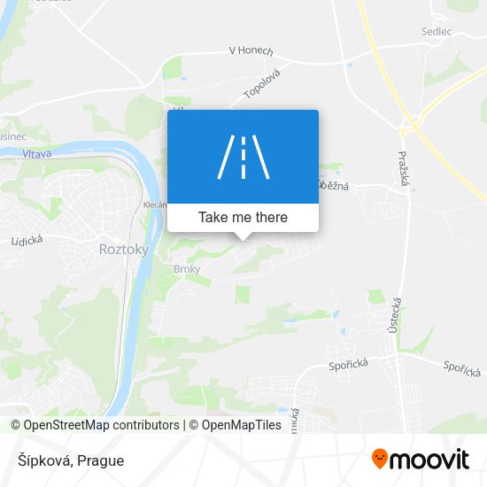 Šípková map