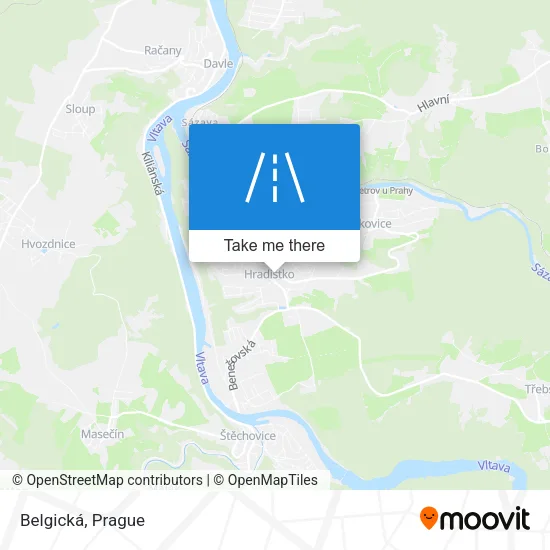 Карта Belgická