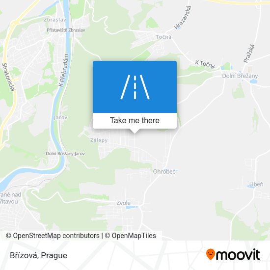 Břízová map