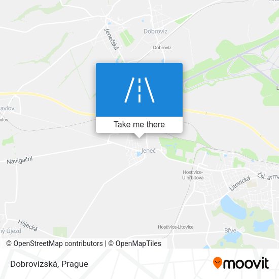 Dobrovízská map