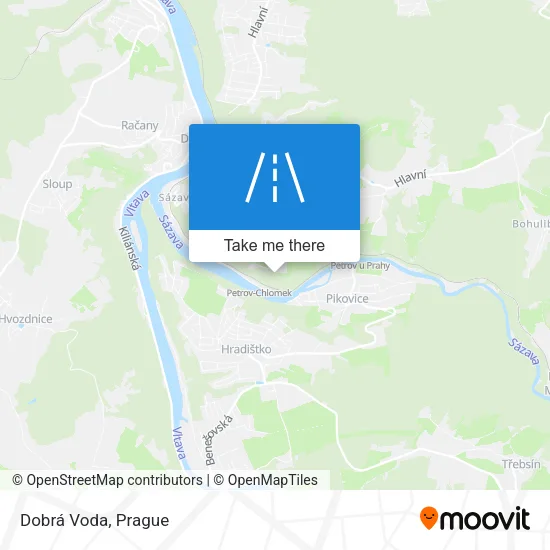 Карта Dobrá Voda