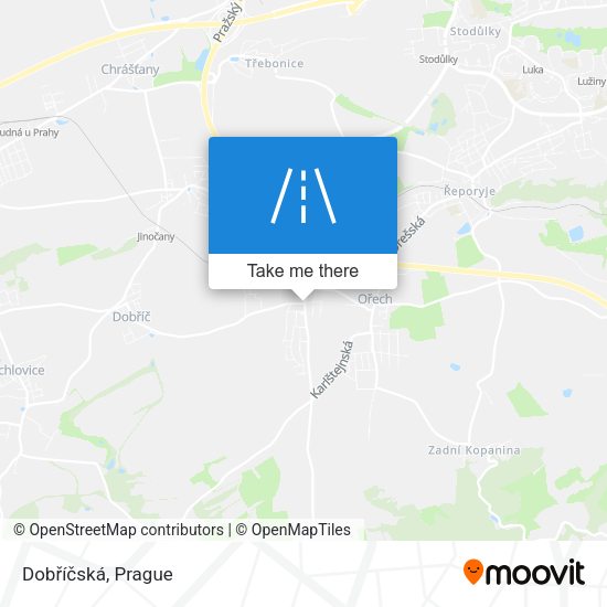 Dobříčská map